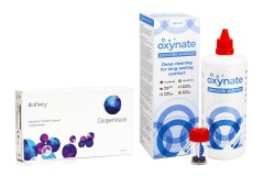 Biofinity (3 lentillas) + Oxynate Peroxide 380 ml con estuche