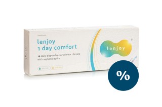 25% de descuento en Lenjoy 1 Day Comfort (10 lentillas)