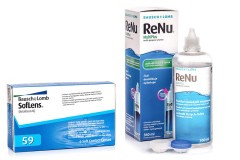 SofLens 59 (6 lentillas) + ReNu MultiPlus 360 ml con estuche