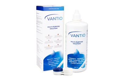 Vantio Multi-Purpose líquido de lentillas 360 ml con estuche | Lentiamo